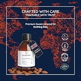 Naissance Sweet Almond Oil 250ml for Skin Hair Massage Carrier Oil view 7