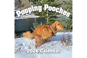 Pooping Pooches White Elephant Gag Gift Calendar