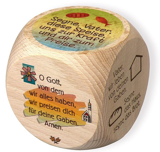 °°2509 GEBETSWÜRFEL Tischgebete
