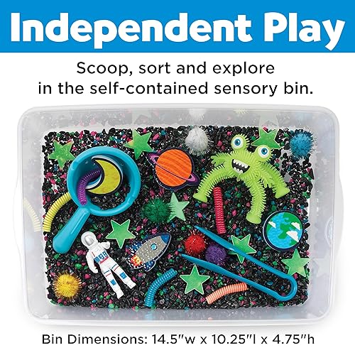 Creativity for Kids Sensory Bin: Outer Space Toys Preschool and