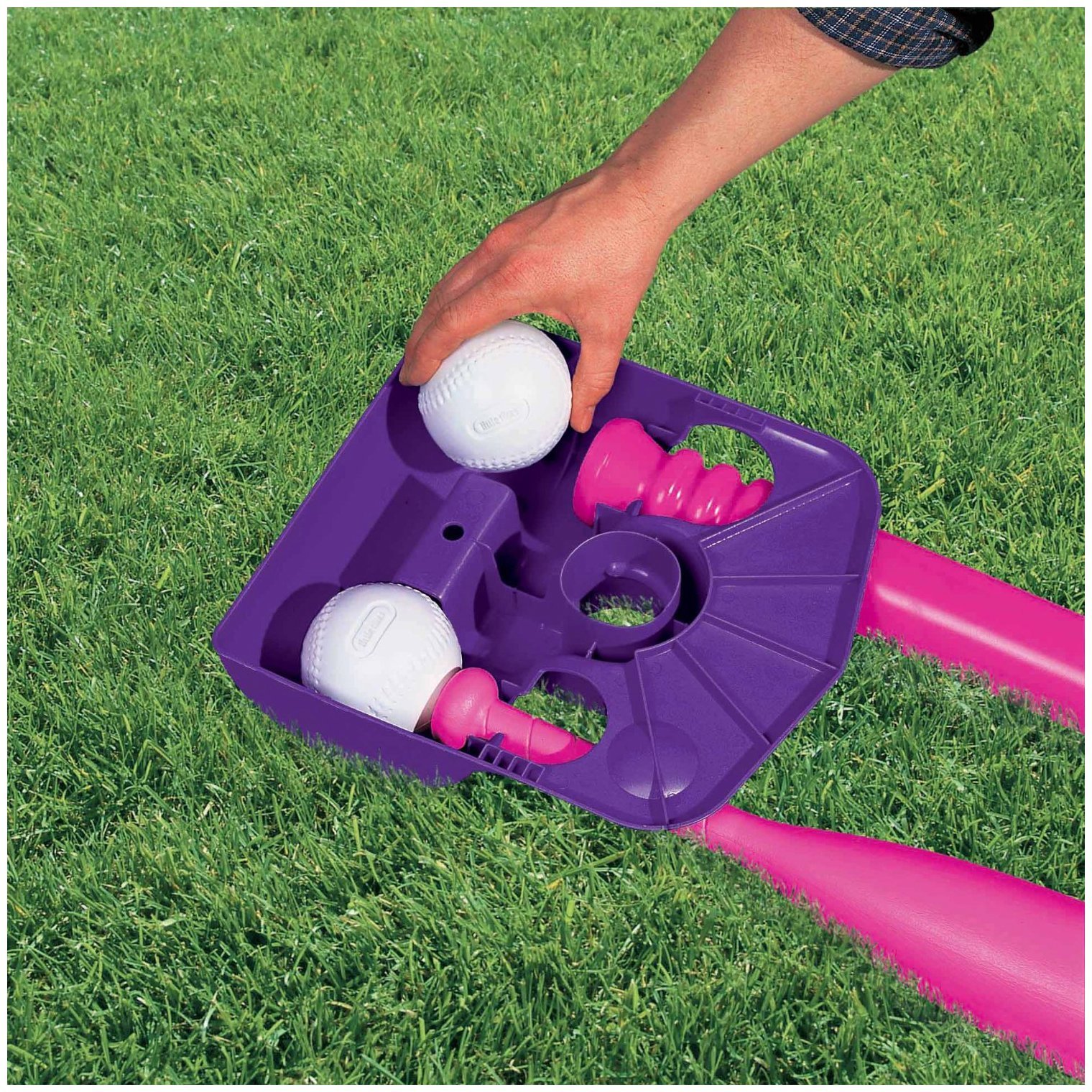 Little Tikes TotSports TBall Set Pink/Purple, 2 Balls on Galleon