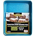 casaWare 11 x 9 x 2-inch Toaster Oven Ultimate Series Commercial Weight Ceramic Non-Stick Coating Baking Pan (Blue Granite)