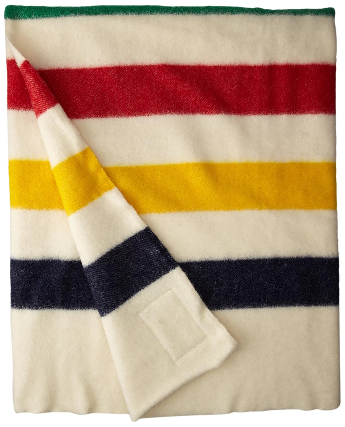 Hudson Bay 4 Point Blanket, Natural with Multi Stripes