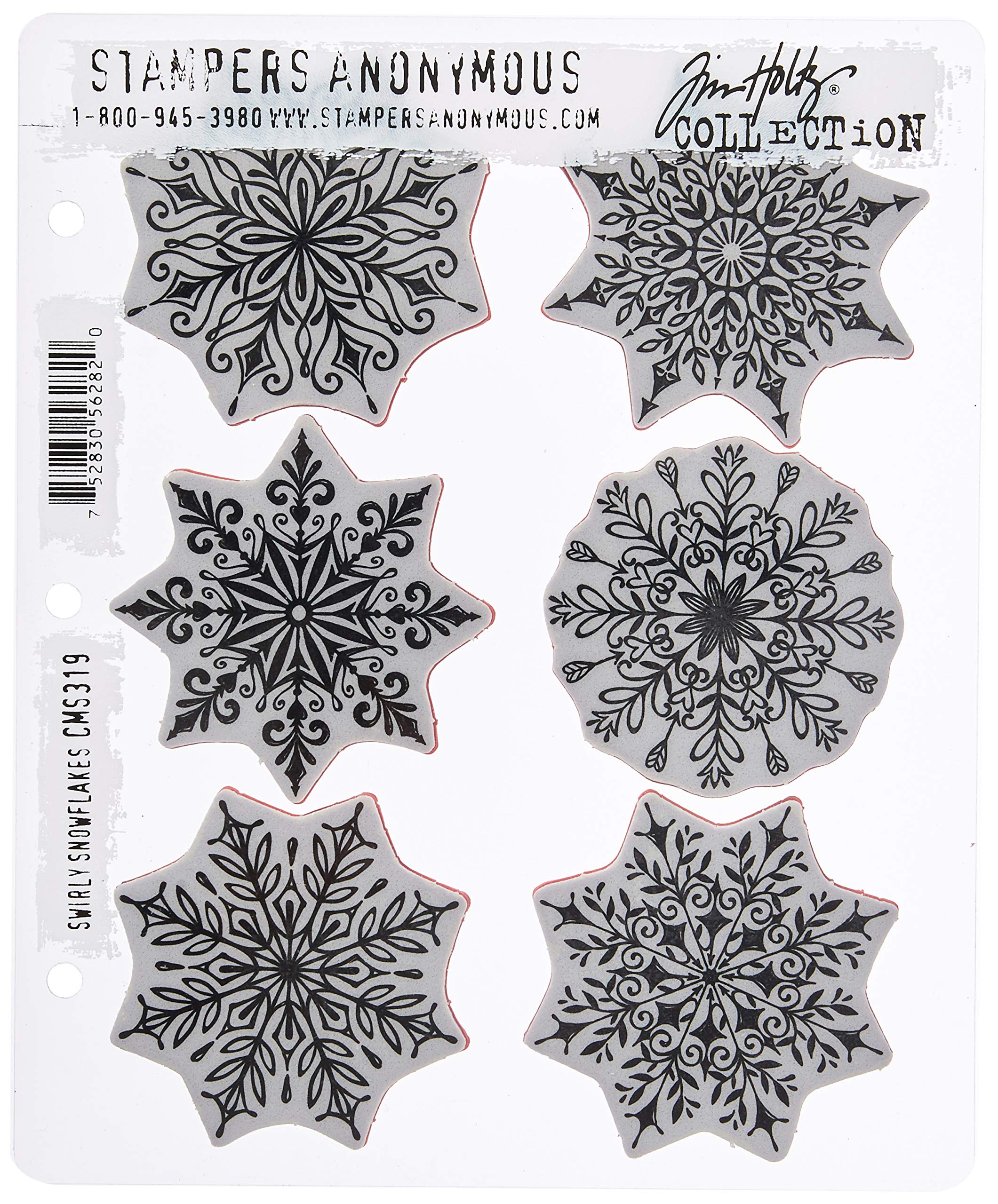 Stampers Anonymous Tim Holtz Cling Stamps, Multi-Colour, 24.13 x 19.05 x 0.76 cm