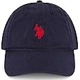 U.S. Polo Assn. Small Polo Pony Logo Baseball Hat, 100% Cotton, Adjustable Cap