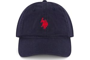 U.S. POLO ASSN. Mens Mens Washed Twill Cotton Adjustable Baseball Hat with Pony Logo and Curved BrimBaseball Cap