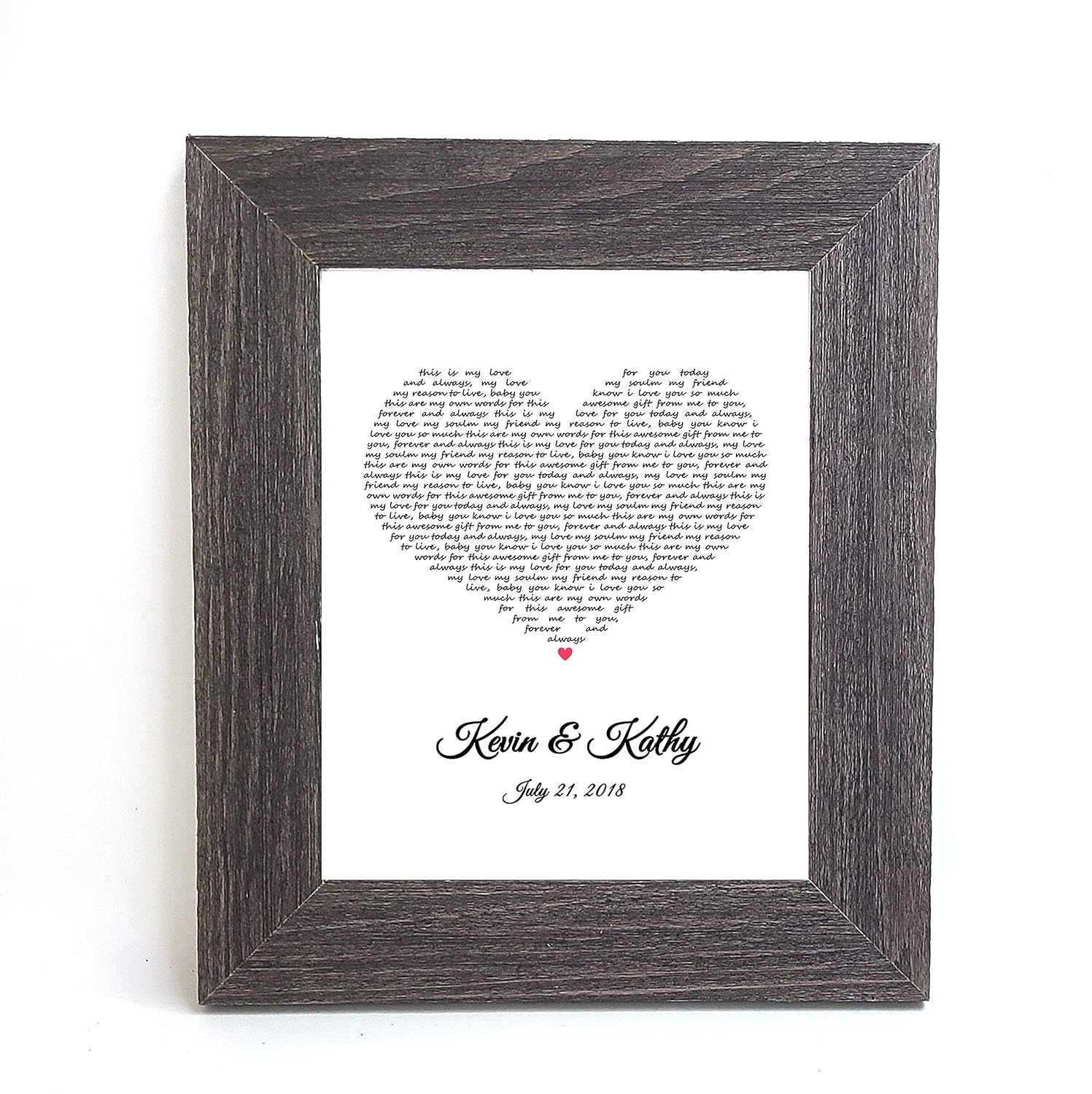 Amazon Com Anniversary Custom Wedding Song Gift Personalized With Your Song Choice First Dance Lyrics Red Heart Handmade Lyrics complete to first choice by oddisee. amazon com