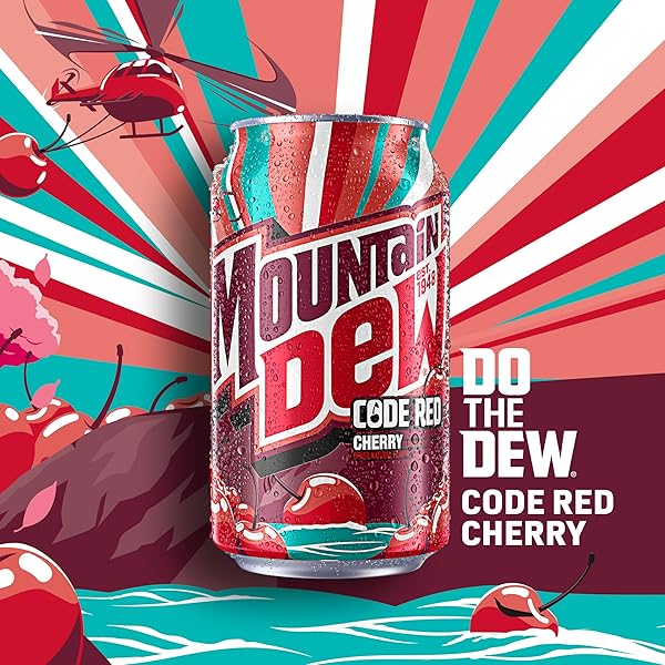 MOUNTAIN DEW 3 FLAVOR CORE VARIETY PACK (DEW, CODE RED, VOLTAGE), 12 FL OZ (PACK OF 18)