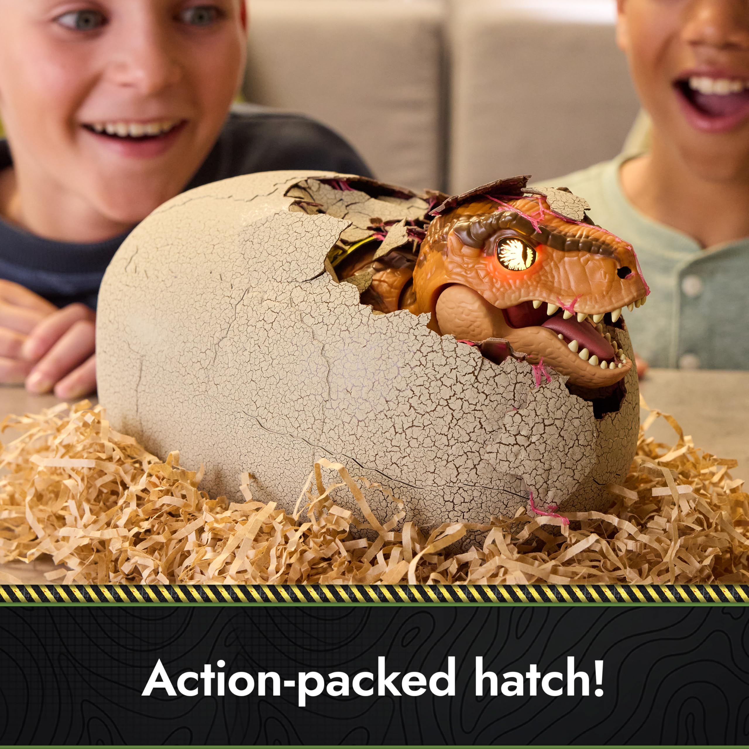 Jurassic World Interactive Toy Dinosaur & Egg, Hatch & Train Your own Baby Dino with 100+ Sounds & Reactions, Kids Toys for Boys & Girls Aged 5 & Up