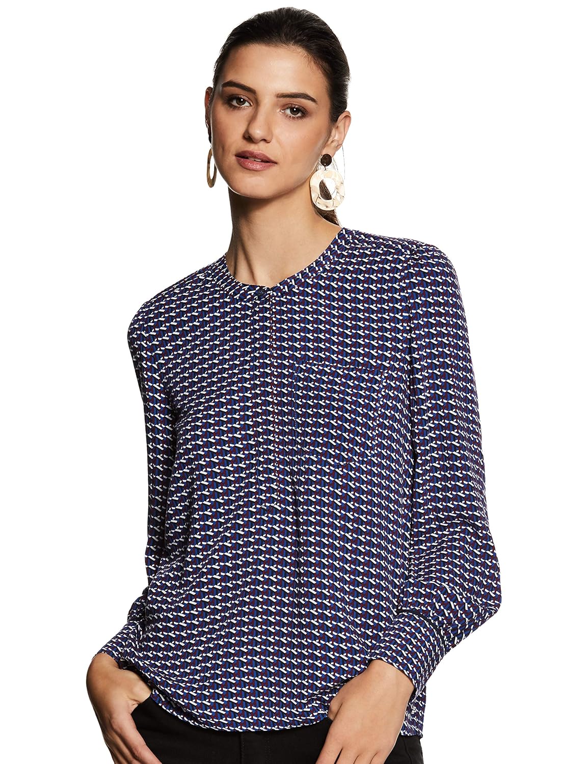 Buy Tommy Hilfiger Women's Regular fit Top at Amazon.in