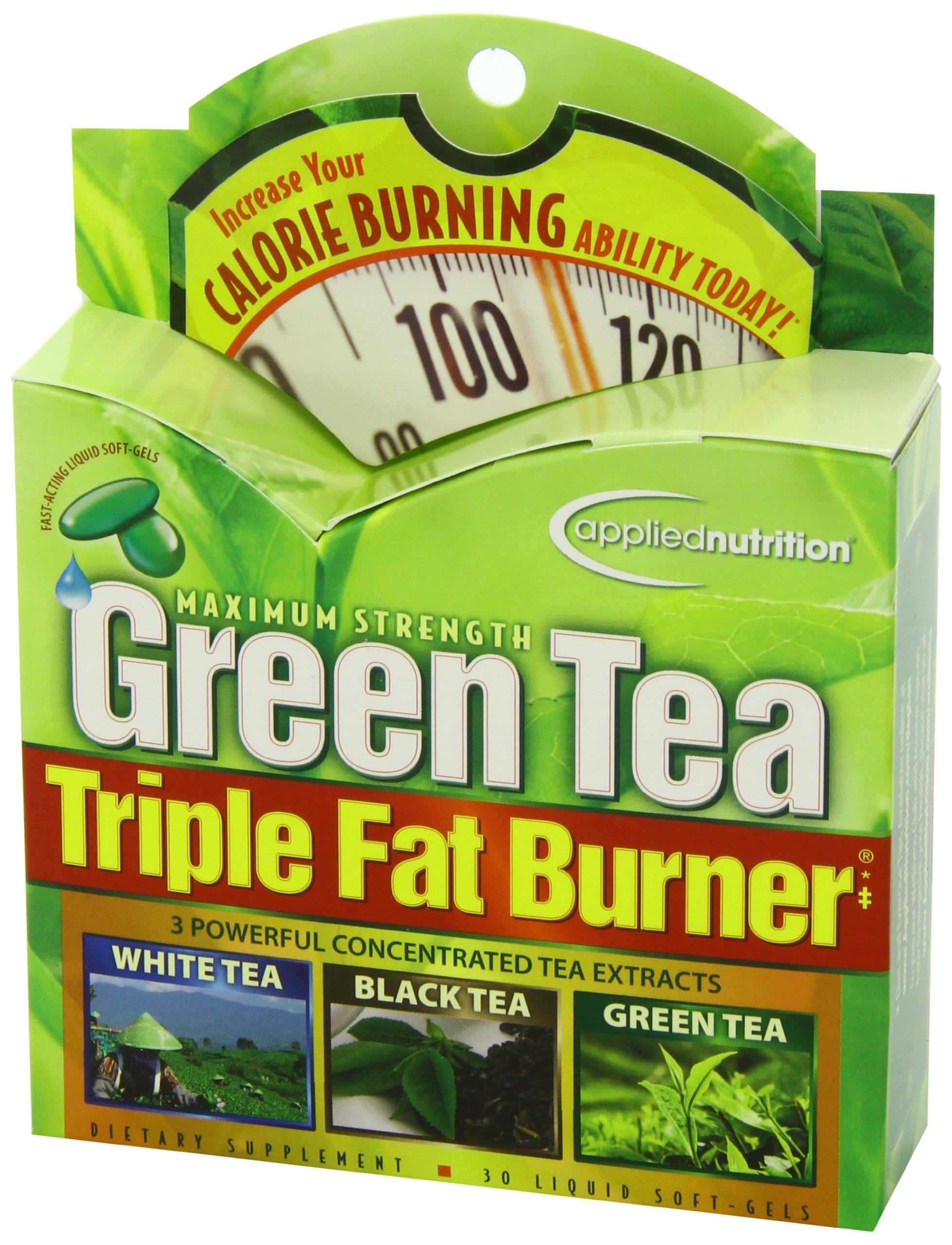 Applied Nutrition Green Tea Triple Fat Burner, 30 Liquid SoftGels