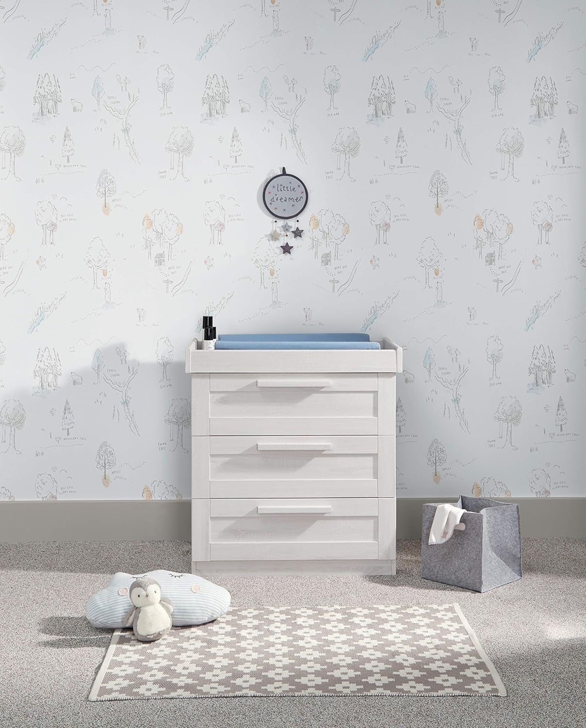 mamas and papas atlas cot bed oak