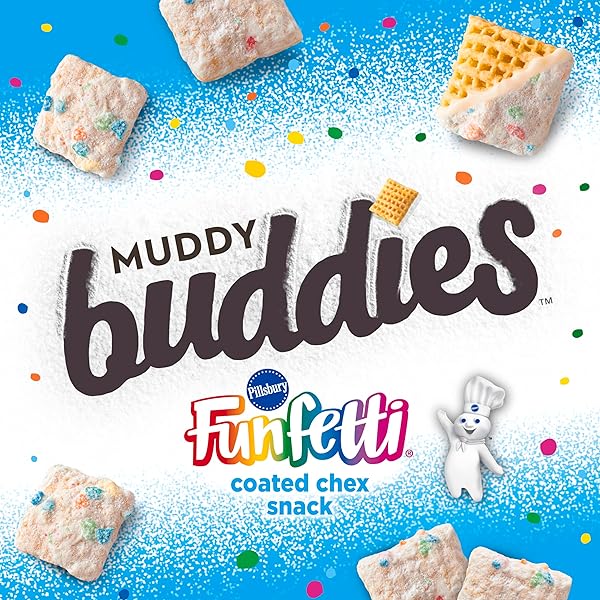 CHEX MIX MUDDY BUDDIES FUNFETTI SNACK MIX, 9 OZ