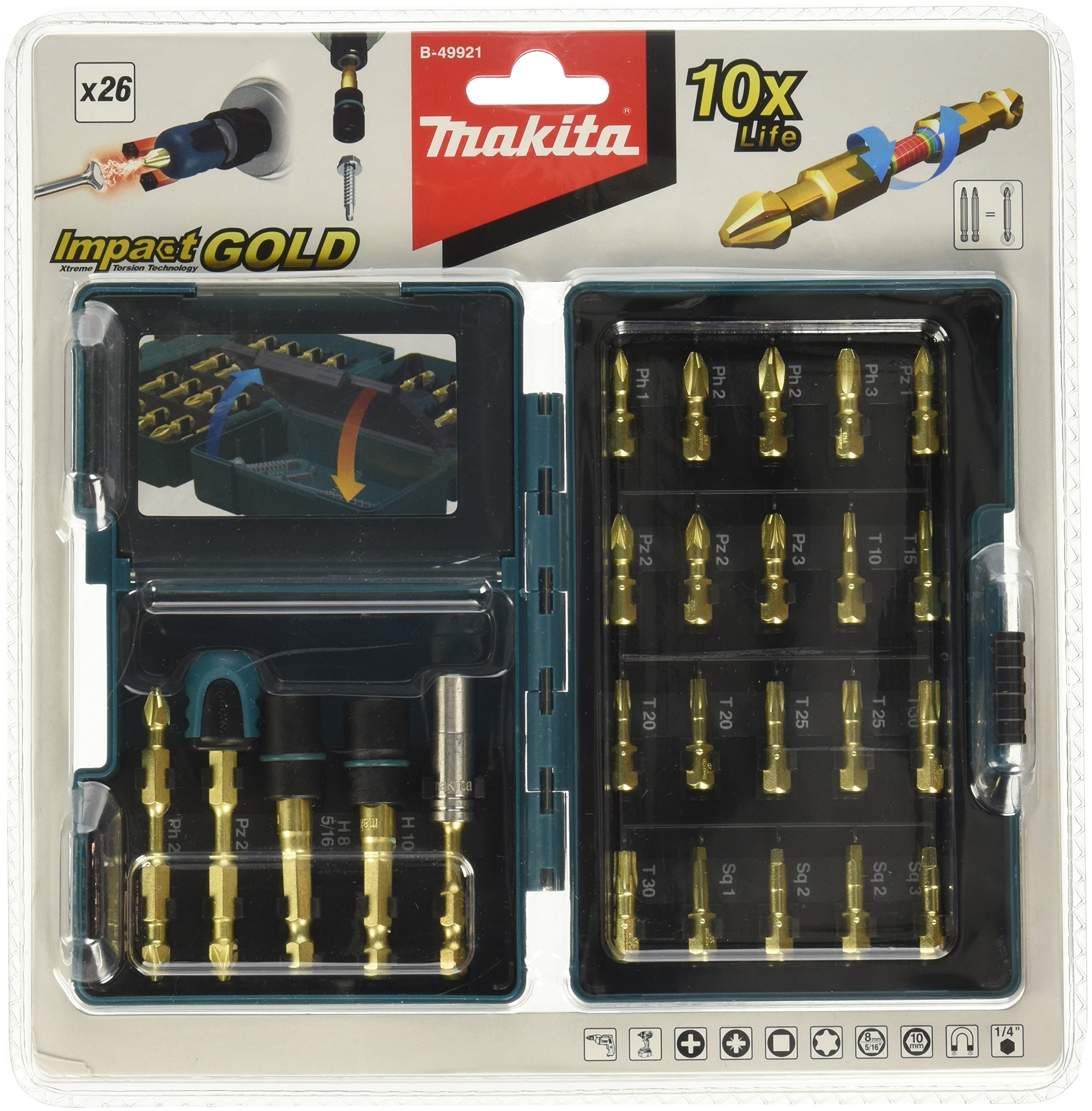 B-49921 Torsion Bit Set 26Pcs
