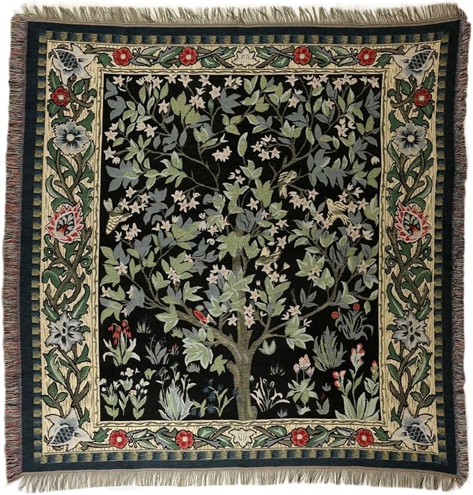 Northwest Gewebte Gobelin-Überwurfdecke - 122 X 152 Cm, Schullaub Design, 100% Polyester