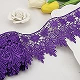 Purple Lace Trim 5 Yards Wide Venise Lace Ribbon