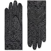 isotoner womens Water Repellent Touchscreen Spandex Shortie Gloves
