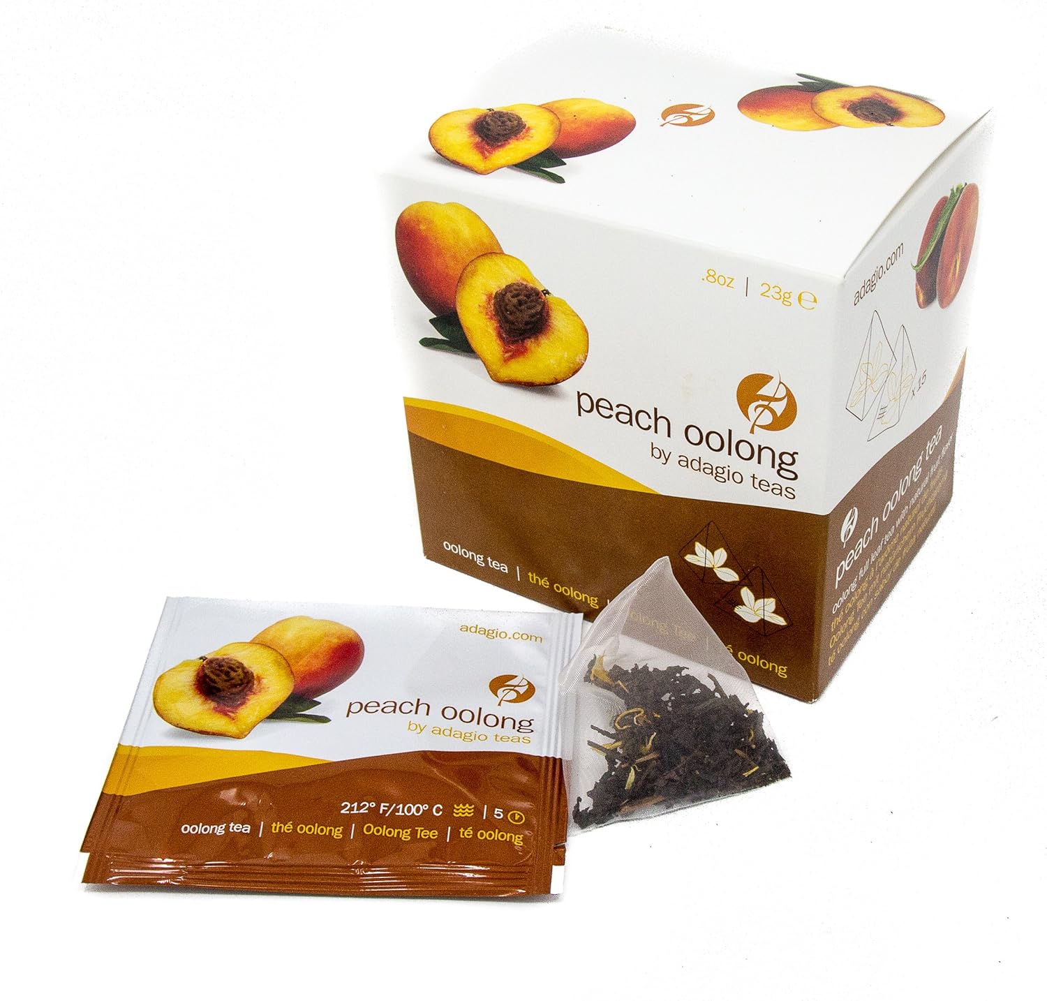 AdagioPeach OolongTea Bags15ct Grocery & Gourmet Food