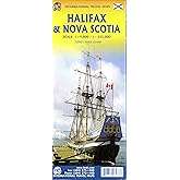Halifax & Nova Scotia Travel Reference Map 1:9,000/1:535,000