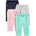Simple Joys by Carter's Baby Girls' 4-Pack Fleece Pants