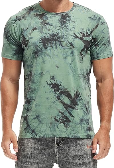 RONOMO Herren T-Shirt 95% Baumwolle 5% Spandex, Mikroelastik, Hautfreundlich