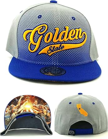 blue and gold hat