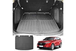 JTYZSM Rear Cargo Mat for 2023 2024 2025 Honda CRV Hybrid Cargo Liner All Weather TPE Anti-Slip Trunk Mat for 2023-2025 Honda CR-V Accessories (Fit 23-25 Hybrid Upper Deck)