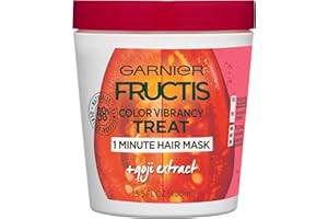 Garnier Hair Care Fructis Color Vibrancy Treat 1 Minute Hair Mask With Goji Extract, 13.5 Fluid Ounce