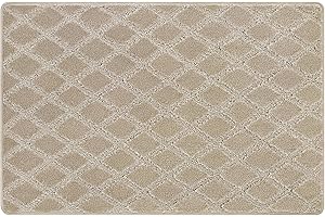 PURE ERA Carpet Stair Tread Landing Mat Tape Free Self Adhesive Non Slip Skid Resistant Indoor Doormat Area Rug Floor Mat for Kitchen Bathroom Workstations Washable 2' X 3'