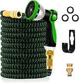 Yofidra 100ft Expandable Hose Pipe with 3-Layer Latex, 10-Function Nozzle view 1