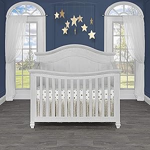 antique grey crib