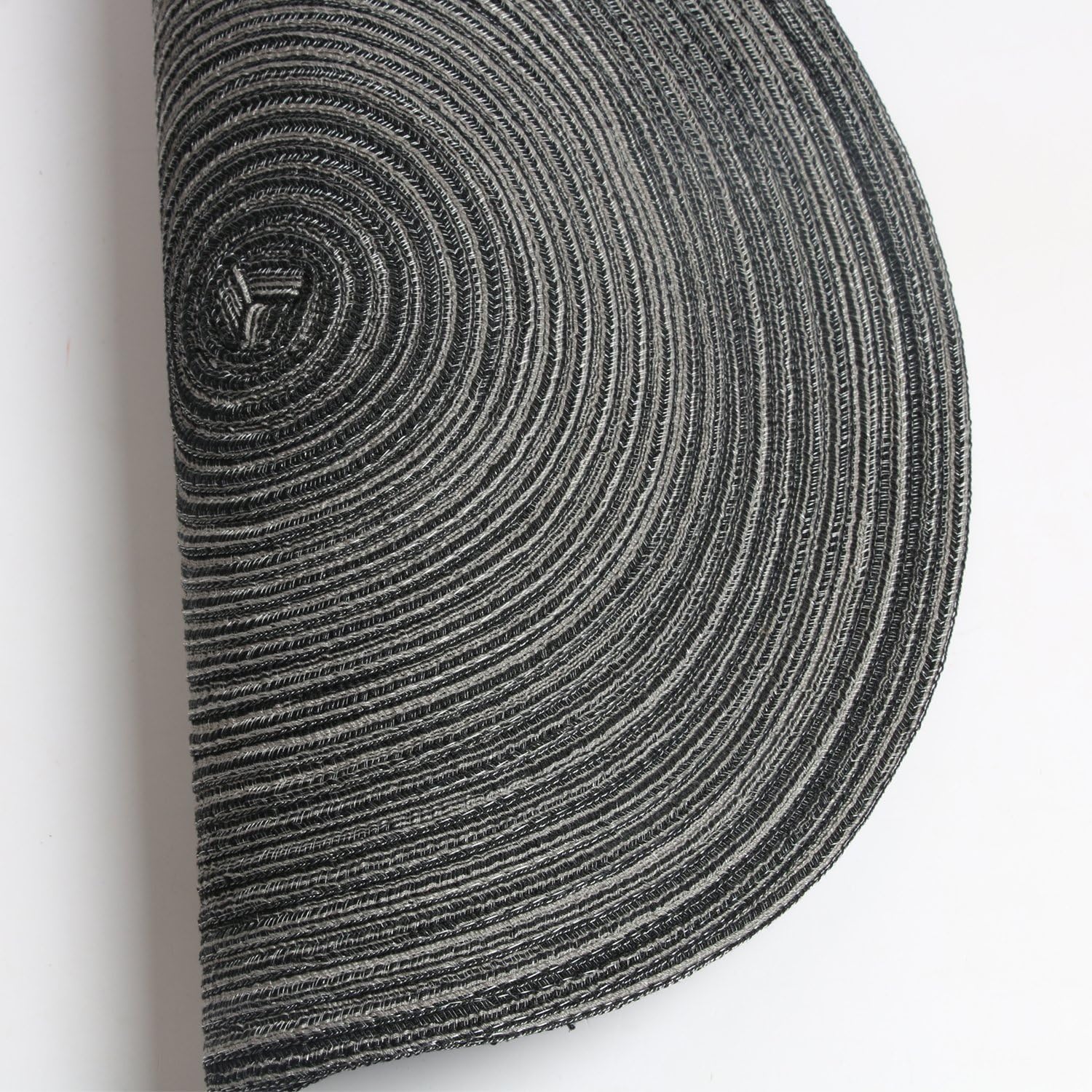 famibay Round Placemats, Round Braided Place Mats for Dining Table Heat Insulation Table Mats for Kitchen 15 inches(Khaki,Set of 6): Home & Kitchen