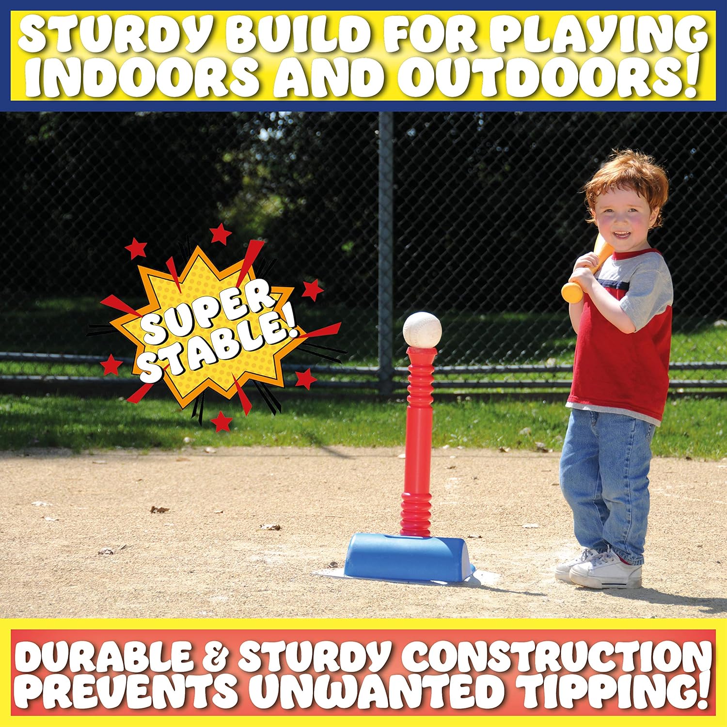 BIBTEE T Ball Set for Toddlers - Kids tball Set for Toddlers from 3 Year olds and up - Fun Toddler t Ball Set That Keeps Kids Active, and is Also Safe and Enjoyable - Includes 6 Balls: Toys & Games