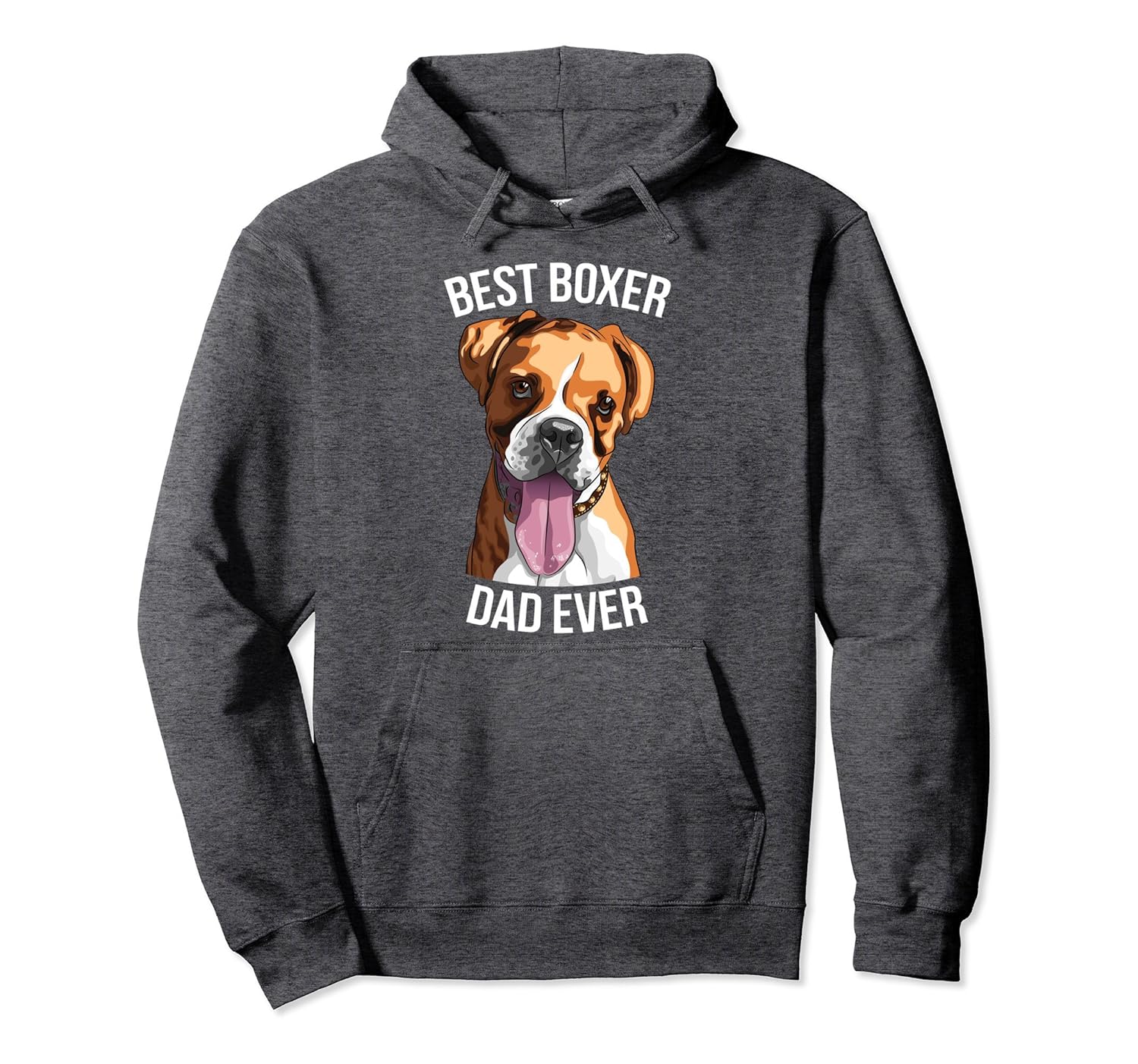 Boxer Dog Hoodie For Men BEST BOXER DAD EVER TPT