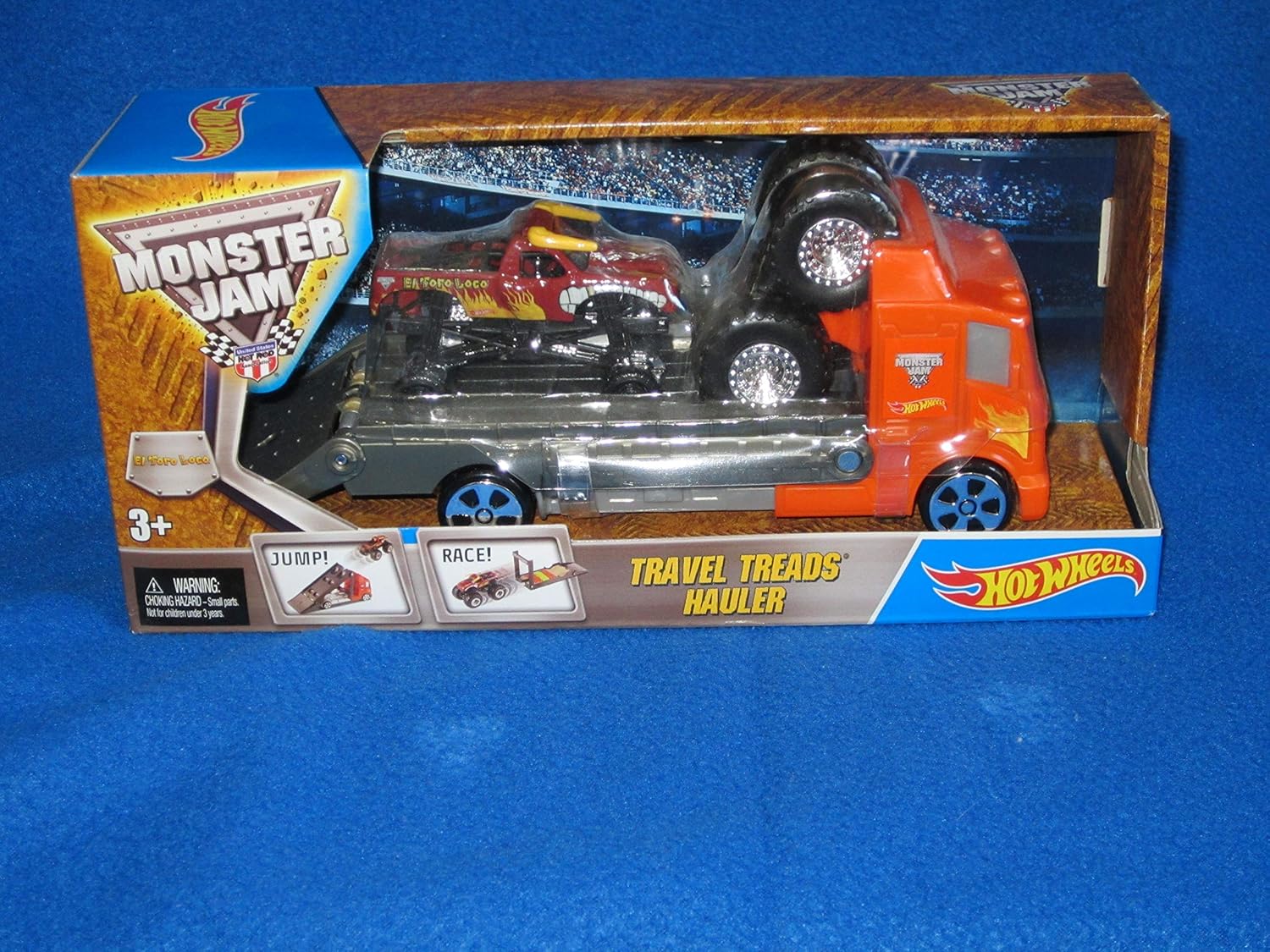 monster jam travel treads hauler