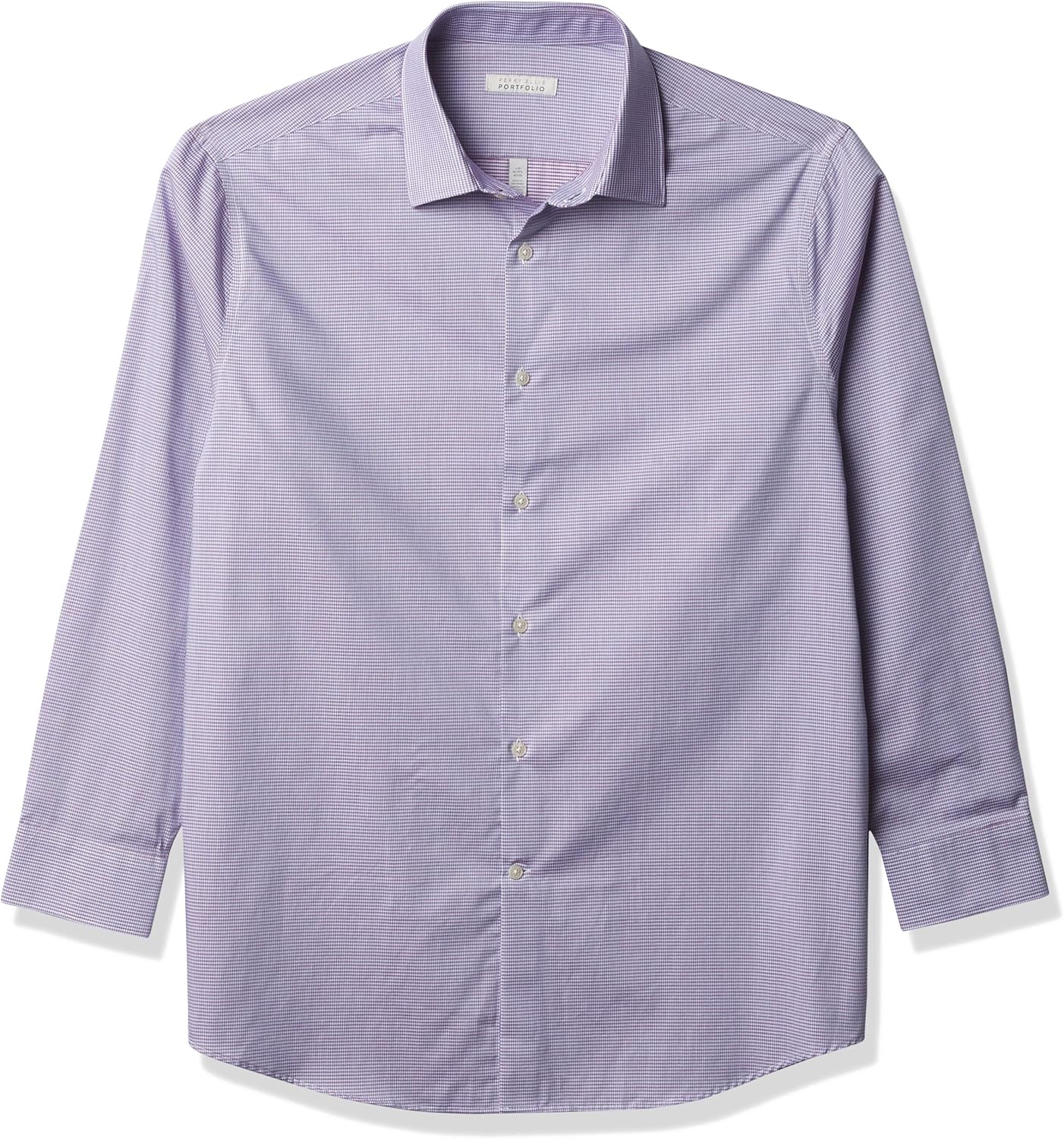 Perry Ellis Men's Modern Fit Spread Collar Dress Shirt: Amazon.co.uk: Clothing