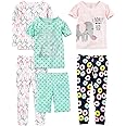 Simple Joys by Carter's Girls' 6-Piece Snug Fit Cotton Pajama Set