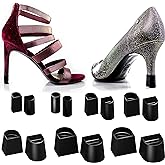 Heel Hunks Cap Protectors for High Shoes | 10 Sizes Sets | Replacement Savers for Stiletto and Pumps Tips | Stoppers for Grass Covers and Protects | Anti-Slip