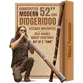Hand-Crafted Modern Didgeridoo Instrument &ndash; Beeswax Mouthpiece, Durable and Lightweight, Ideal for Beginners &ndash; Key of C Ohm, Includes Free Mouthpiece and Playing Instructions