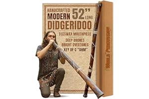 Hand Crafted Modern Didgeridoo with Beeswax Mouthpiece - Loud!