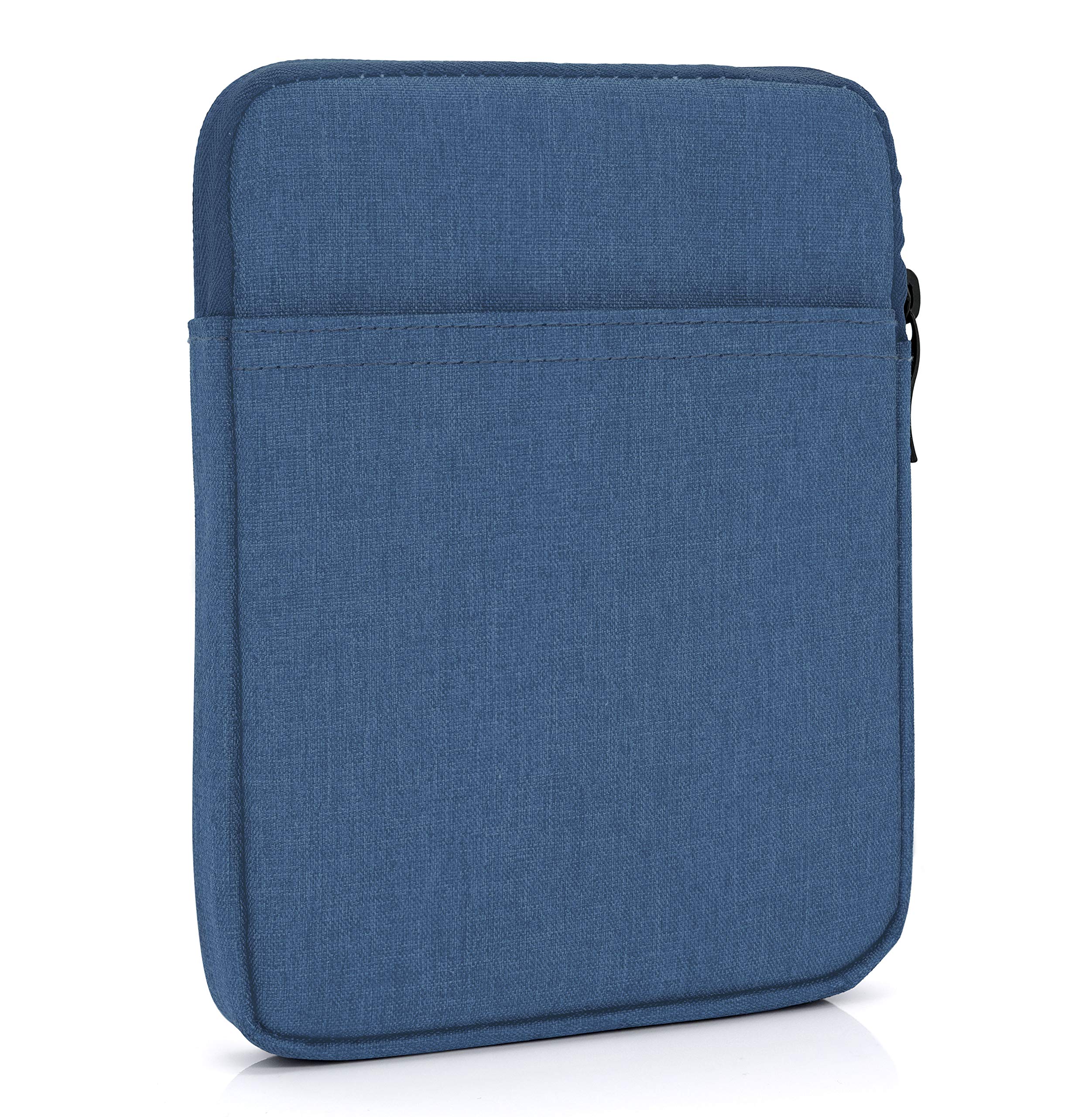 MyGadget Nylon Sleeve for Tablet up to 6,8 Inch - Padded Bag for 13,5 x 18 cm - e.g. Kindle Paperwhite 11th Generation - Travel Pouch in Light Blue — image 1
