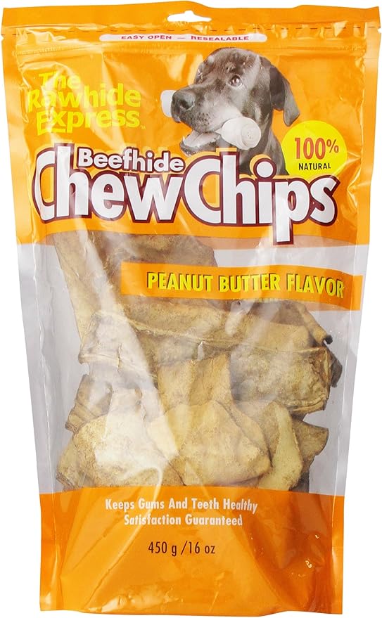 rawhide chew chips