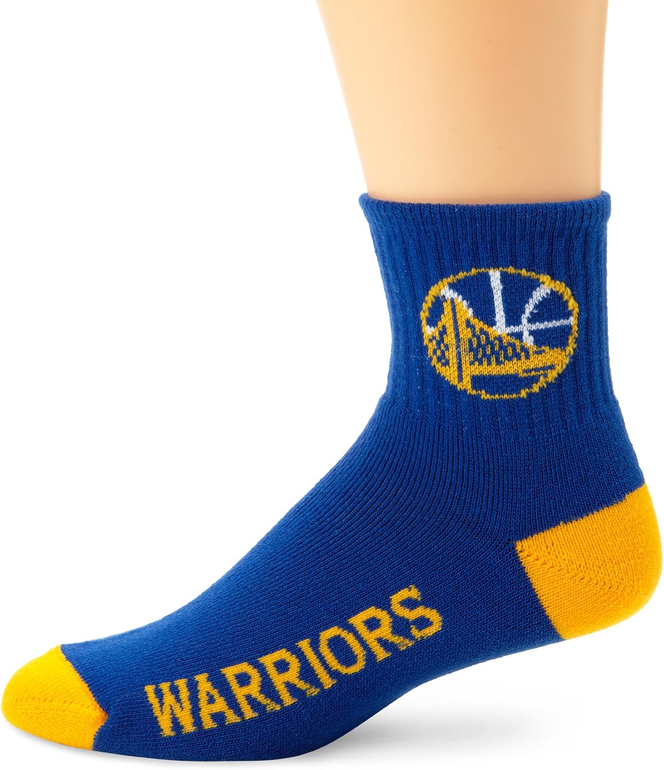 NBA Golden State Warriors Men's Team Quarter Socks, Large Sports Fan Socks Clothing
