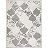 Design House Leick Home 596577 Laurus Quatrefoil Indoor Outdoor Area Rug Rectangle 5'3"x7'
