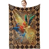 Cvrozpwy Chicken Blanket Rooster Blanket for Adults Kids Soft Warm Cozy Fall Throw for Sleeping Camping Travelling Cute Chick Decor for Bed Sofa Couch Funny Cock Chicken Gifts 40"X 50"