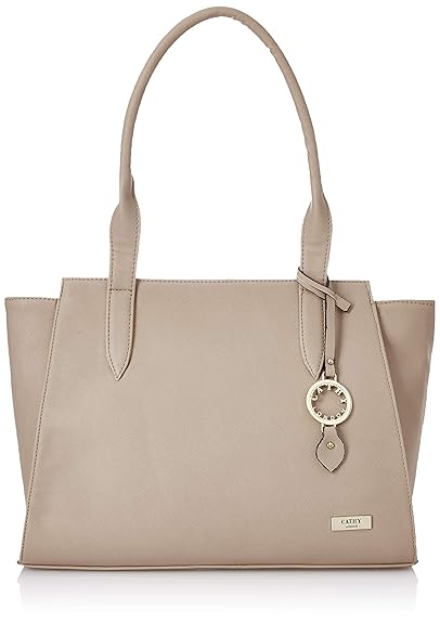 Cathy London Womens Handbag, Material- Synthethic Leather, Color- Khaki