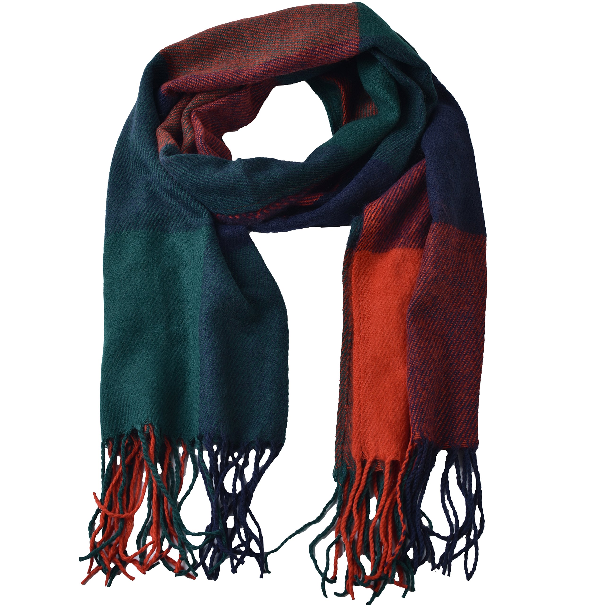 Woogwin Winter Warm Plaid Scarfs for Women Long Blanket Scarf Big Grid Shawl Wrap Woogwin Winter Warm Plaid Scarfs for Women Long Blanket Scarf Big Grid Shawl Wrap