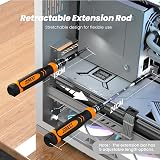 JOREST 115 in 1 Precision Screwdriver Set with 103 Bits, Magnetic Bits view 6