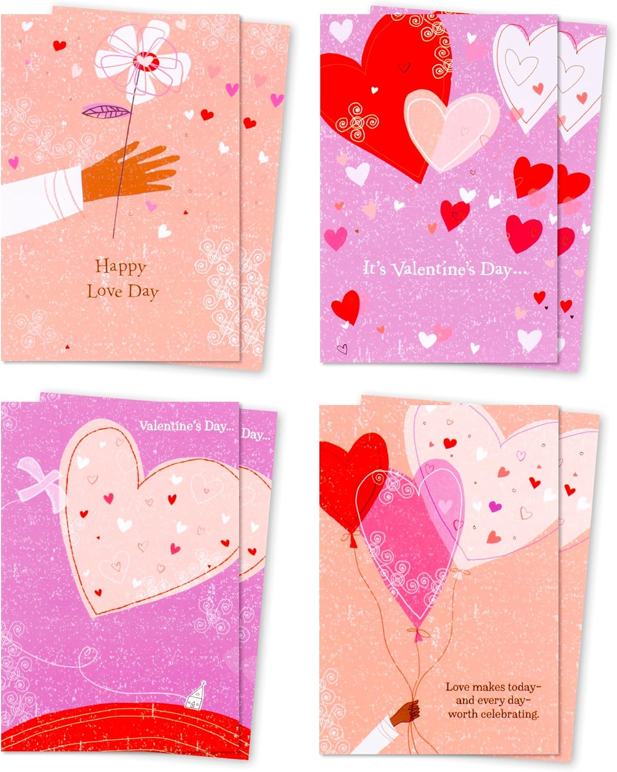 Hallmark Mahogany Valentines Day Cards Assortment Love Day Hearts 8 
