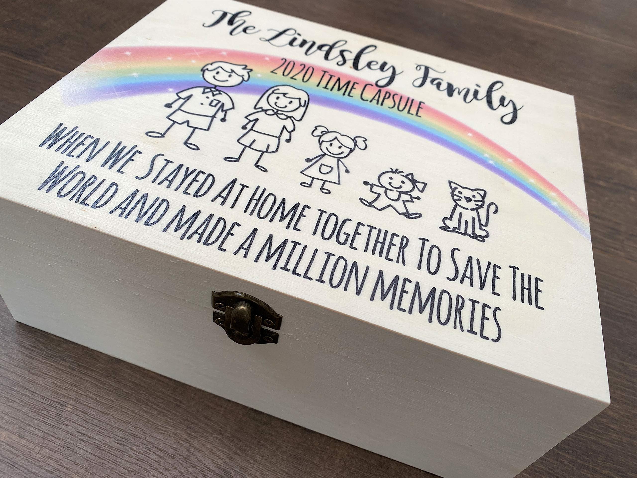 2020 Time Capsule, 2020 Lockdown, 2020 Memory Box, Saved The World, Childrens Memory Box, Family Memories, Heroes 2020, Stayed Home